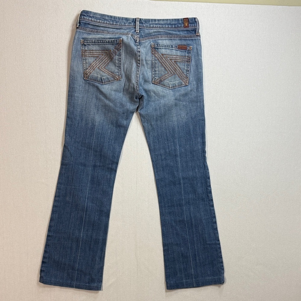 7 For All Mankind Indigo Boot Cut Jeans